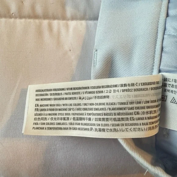 Abercrombie & Fitch Light Grey Trouser Shorts size small - Picture 7 of 9